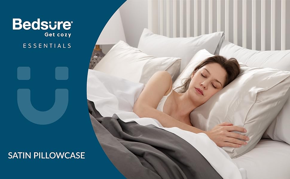 Bedsure Satin Pillowcase