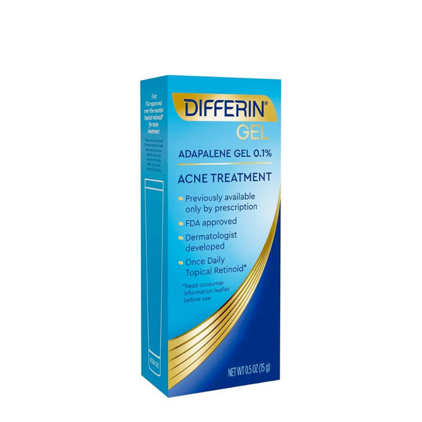 Differin Adapalene Gel 0.1% Acne Treatment