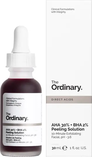 The Ordinary AHA 30% + BHA 2% Peeling Solution